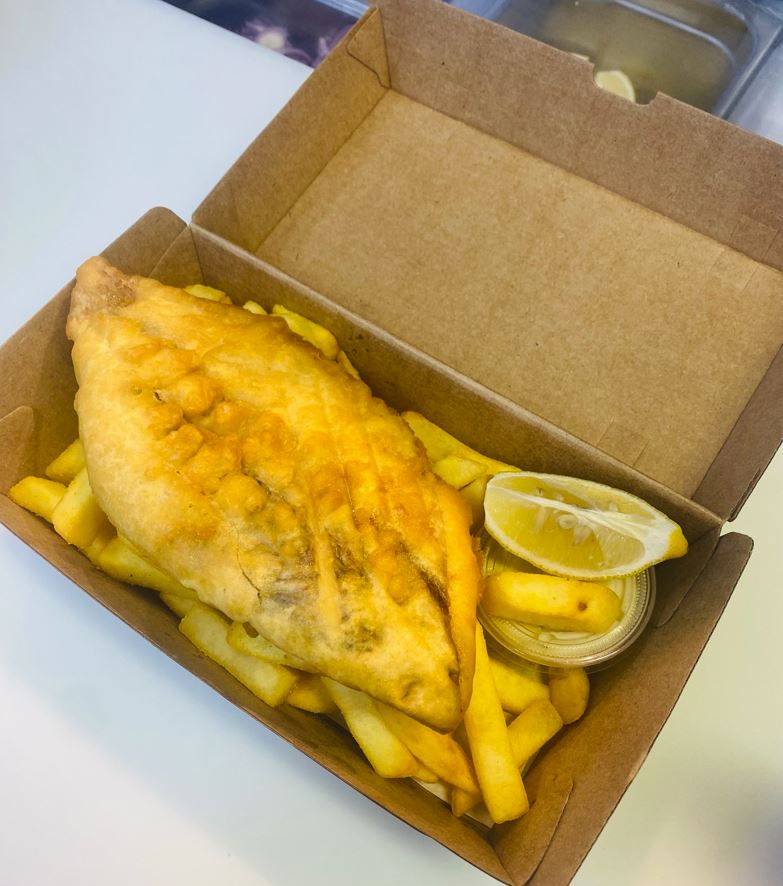 Beer Battered Barramundi & Chips